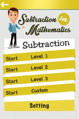 Game screenshot Math Subtraction Operator App apk