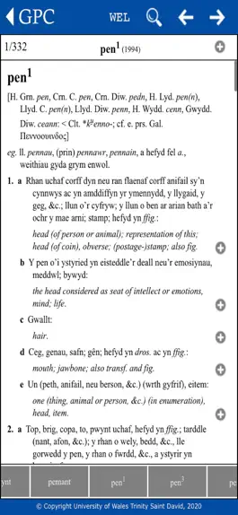 Game screenshot GPC Geiriadur Welsh Dictionary apk