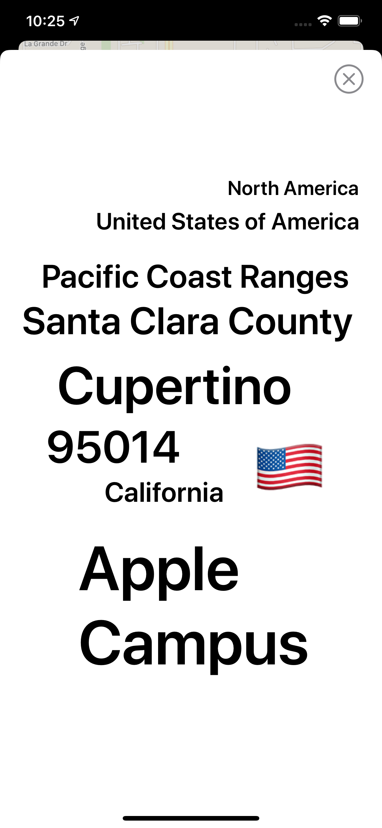 Where Am I? - Locality Info