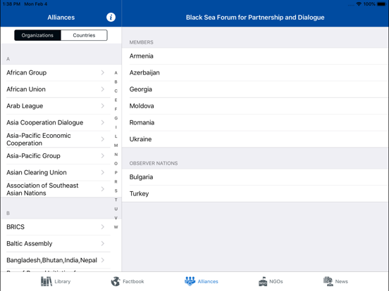 Model UN iPad screenshot 7 - Reference app