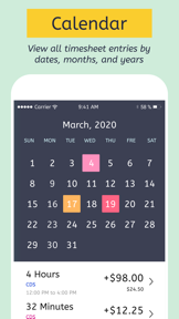 Hours X: Clock In Work Time screenshot
