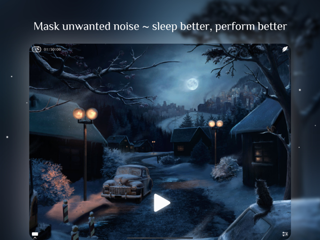 ภาพหน้าจอของ Windy White Noise Sleep Sounds