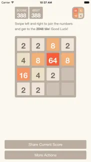 2048 - the official game iphone screenshot 1
