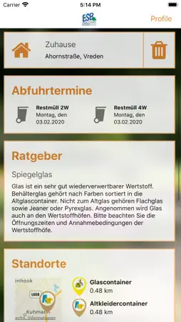 Abfall-App ESB screenshot 3