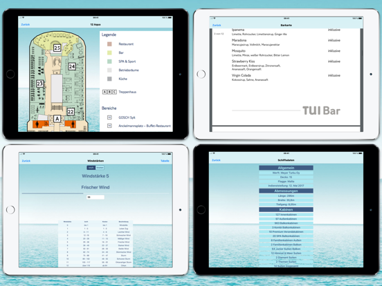 Mein Schiff 5 Bordfinder iPad app afbeelding 5