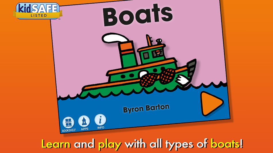 #1. Boats - Byron Barton (iOS) De: Oceanhouse Media