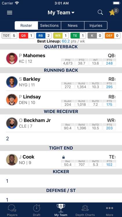 Fantasy Football Cheatsheet screenshot-4