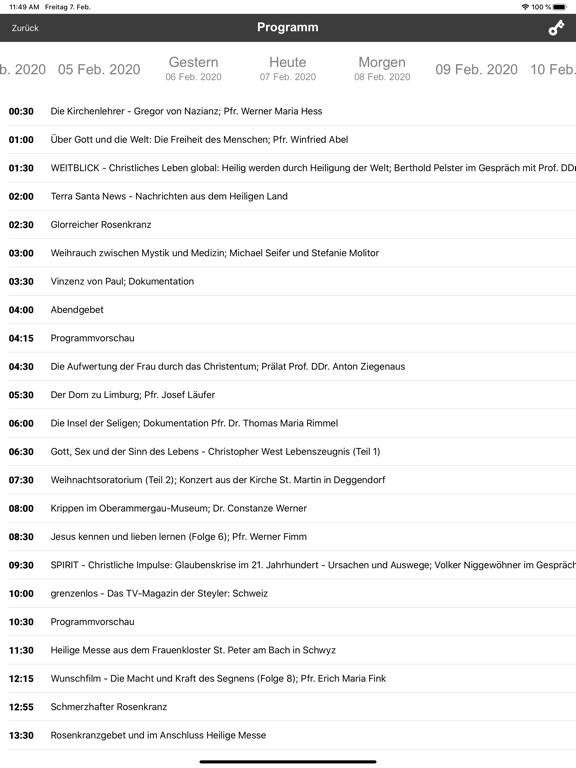 Screenshot #5 pour K-TV Katholisches Fernsehen