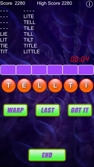 Word Warp - A Word Puzzle Game screenshot 3