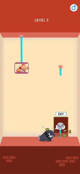 Game screenshot Rescue Kitten - Rope Puzzle apk