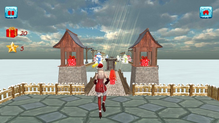 Christmas Santa Girl Run screenshot-3