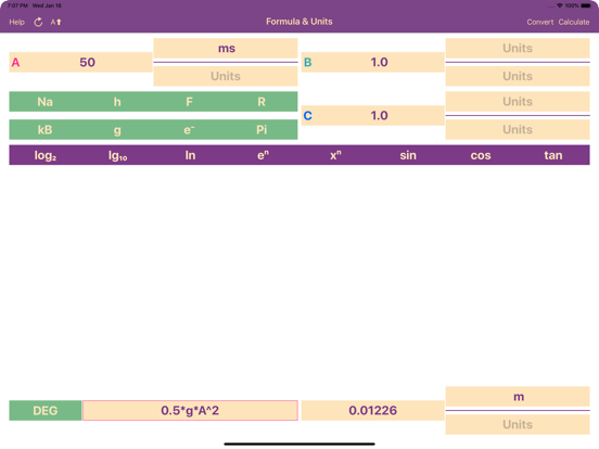 Screenshot #6 pour Formula & Units