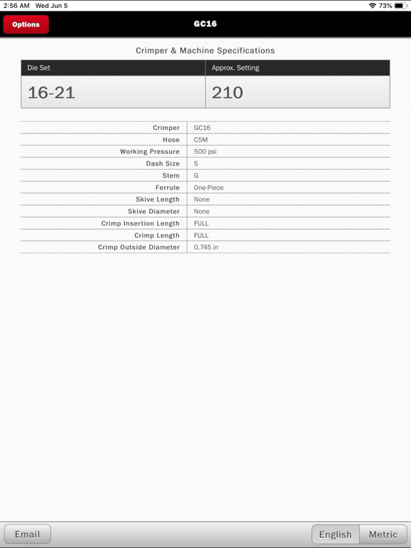 eCrimp iPad screenshot 4 - Business app