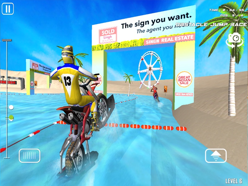 Surfing Dirt Bike Racing screenshot 10