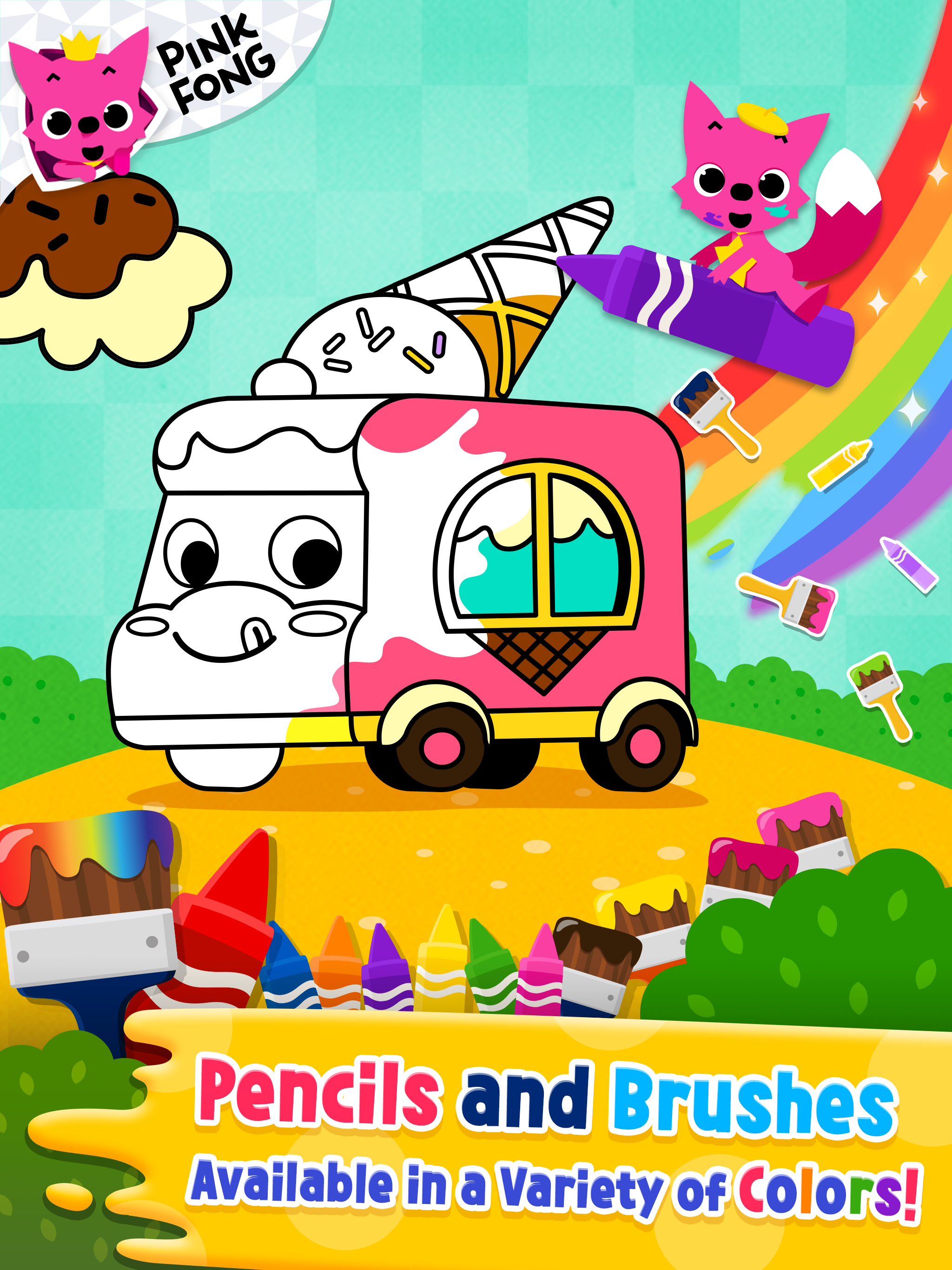 Cars Coloring Book PINKFONG