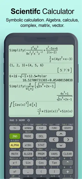 Game screenshot Ncalc - Graphing Calculator 84 hack