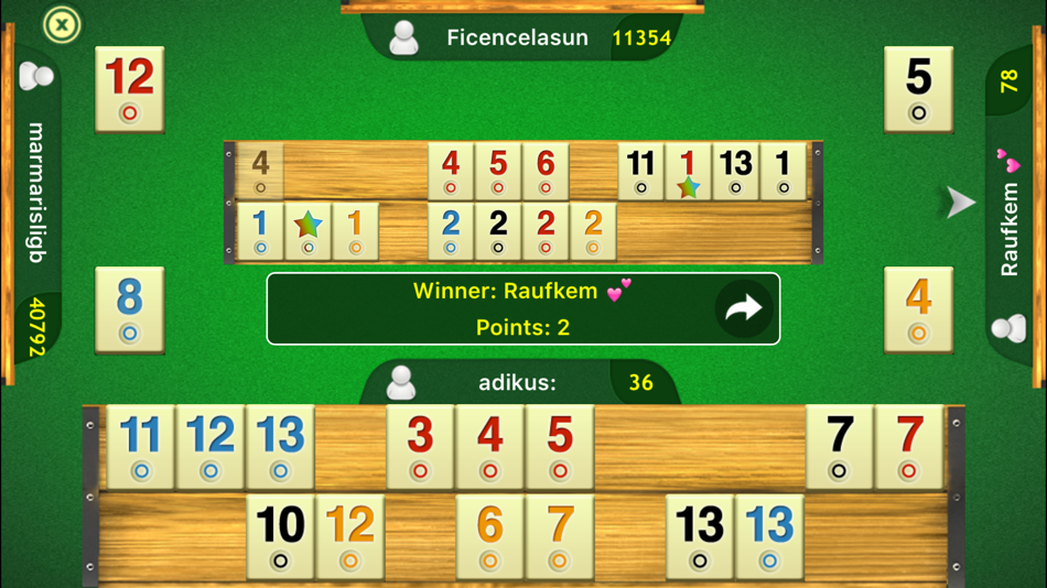 #3. Okey Online (iOS) 由: Adikus