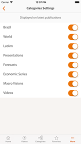 Itaú Macro screenshot