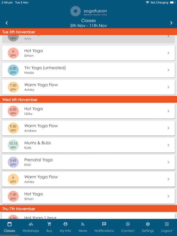 Screenshot #5 pour yogafusion