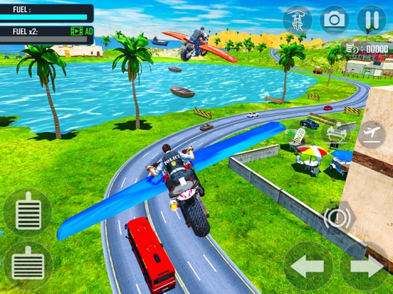 Flying Motorbike Real Sim 3Dのおすすめ画像2