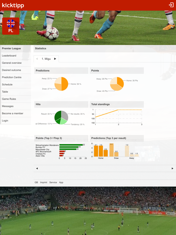 Kicktipp iPad screenshot 5 - Sports app