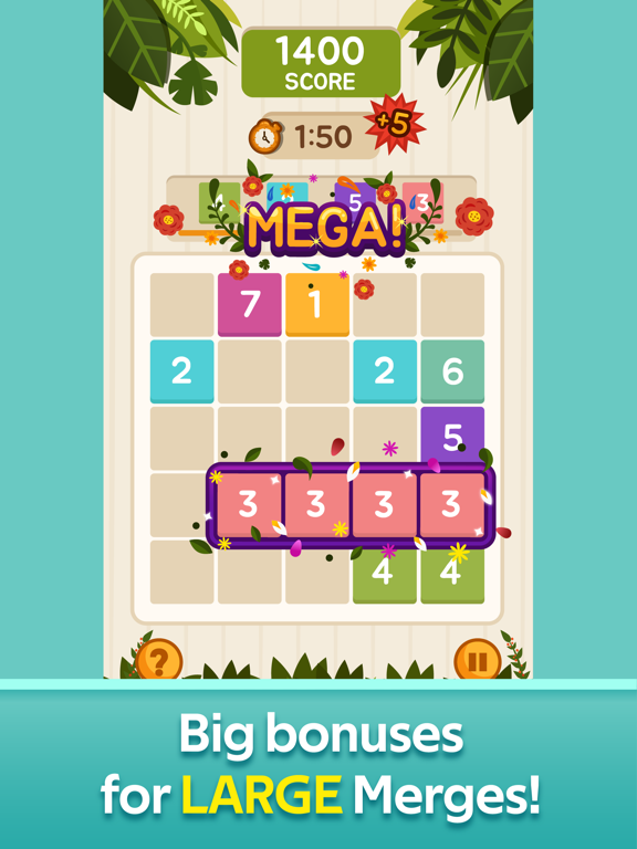 Tap N Merge Tournament iPad screenshot