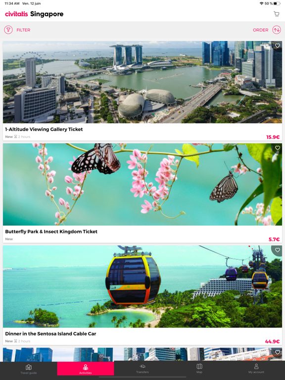 Singapur Guide Civitatis.com iPad screenshot 2 - Travel app