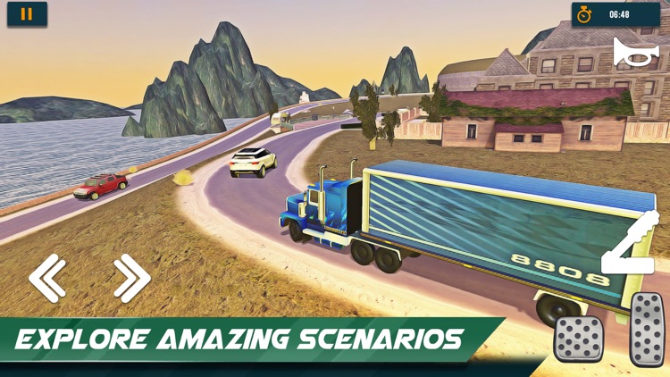 Cargo Heavy Truck Simulator 3D screenshot-0