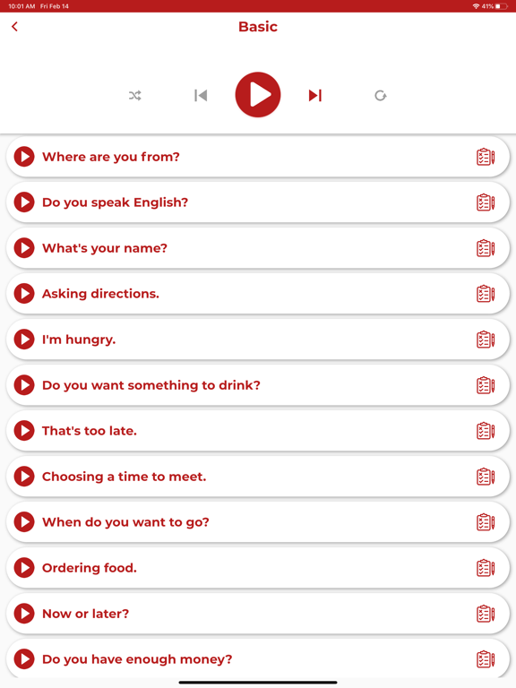 English ー Listening・Speaking iPad screenshot 7 - Education app