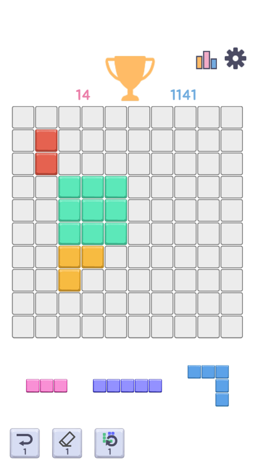 #4. BLOCK PUZZLE 1010! (iOS) 由: joyimpact inc
