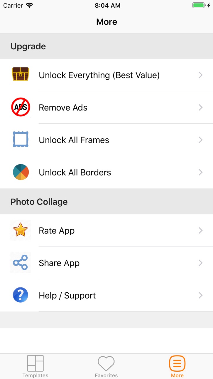 iPhone screenshot