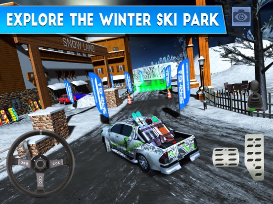 Winter Ski Park: Snow Driver iPad app afbeelding 2