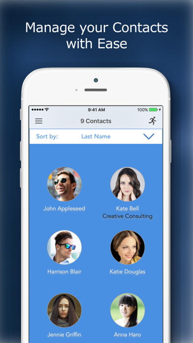 Screenshot #1 pour Contacts Easy and Elegant
