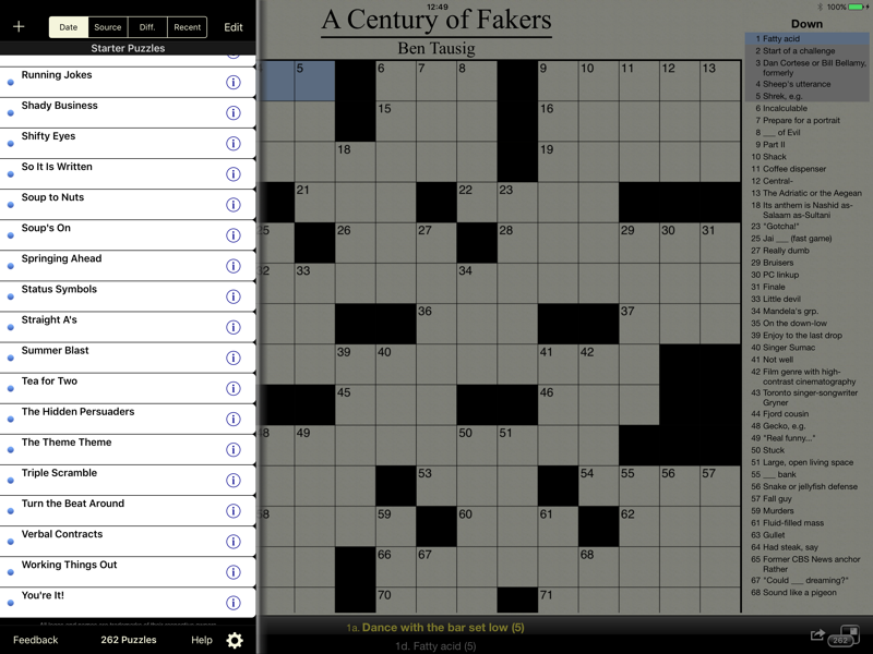 Crossword Light official gameplay screenshot 2