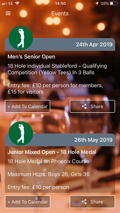 Gaudet Luce Golf Visitors App screenshot