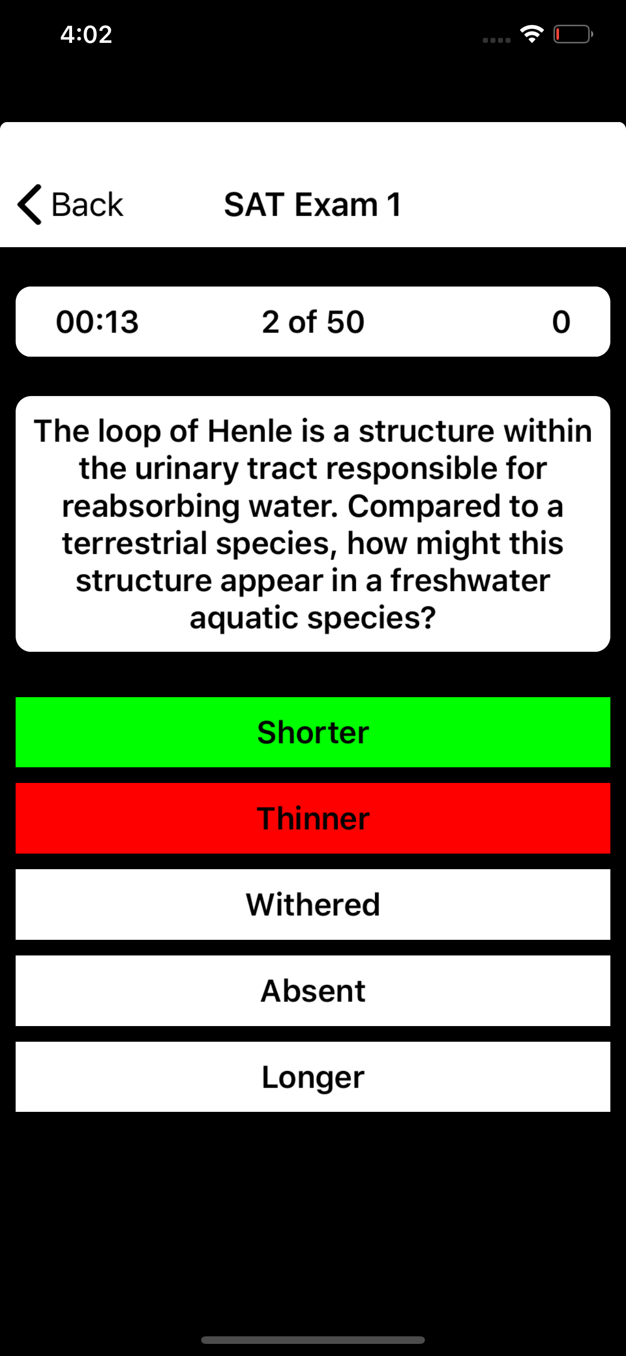 SAT Biology Prep 2022-2023 screenshot 5