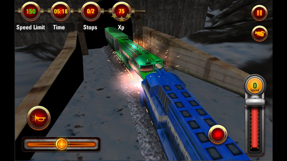 #5. Train racing 3D 2 player (iOS) Bởi: BigCode Games Pvt Ltd