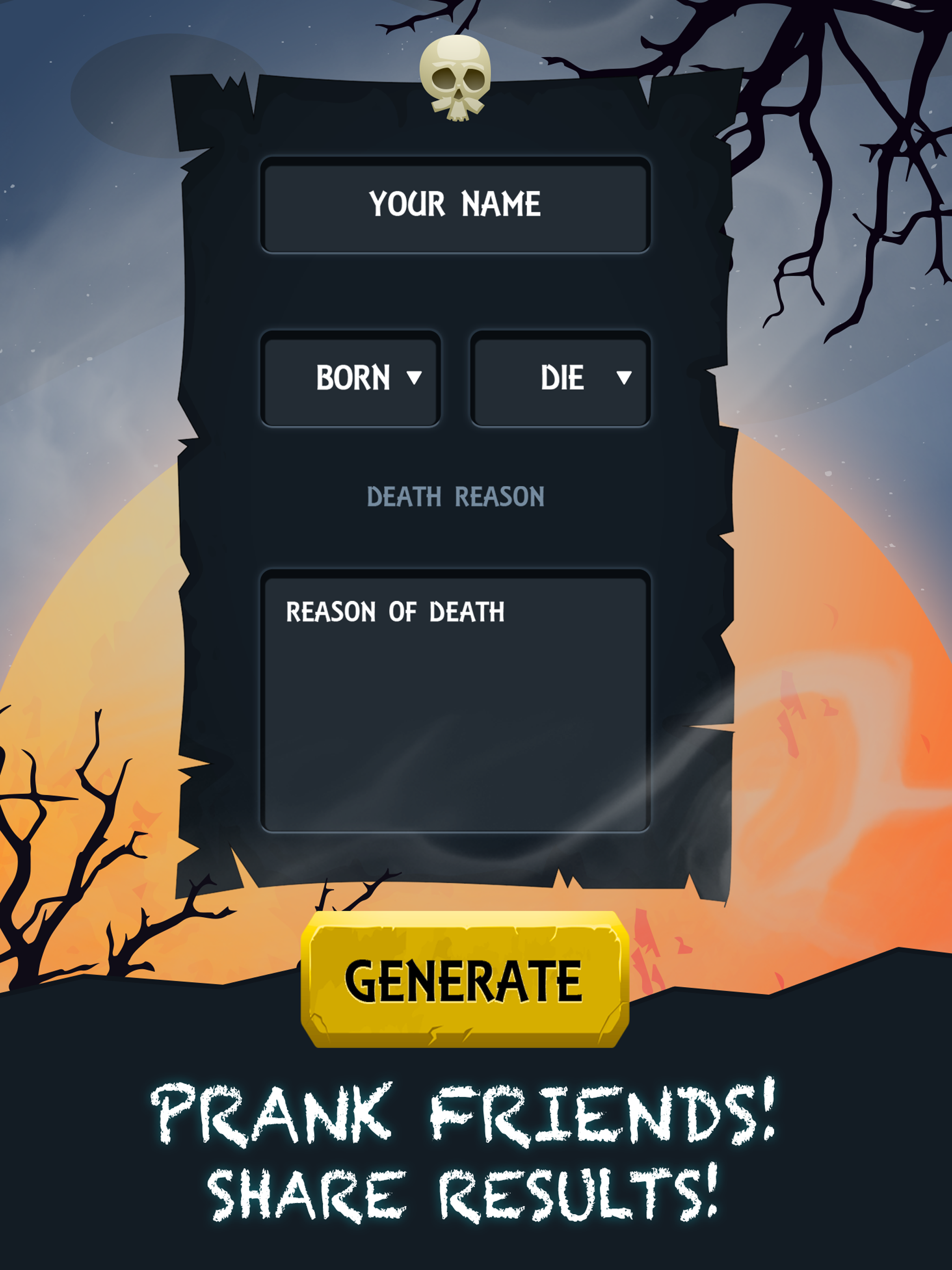 Words on Gravestone? Funny