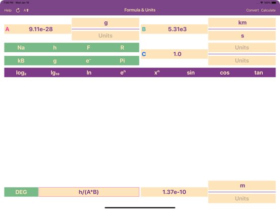 Screenshot #4 pour Formula & Units
