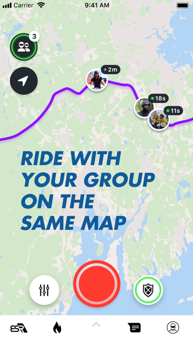 EatSleepRIDE Motorcycle GPS Screenshot