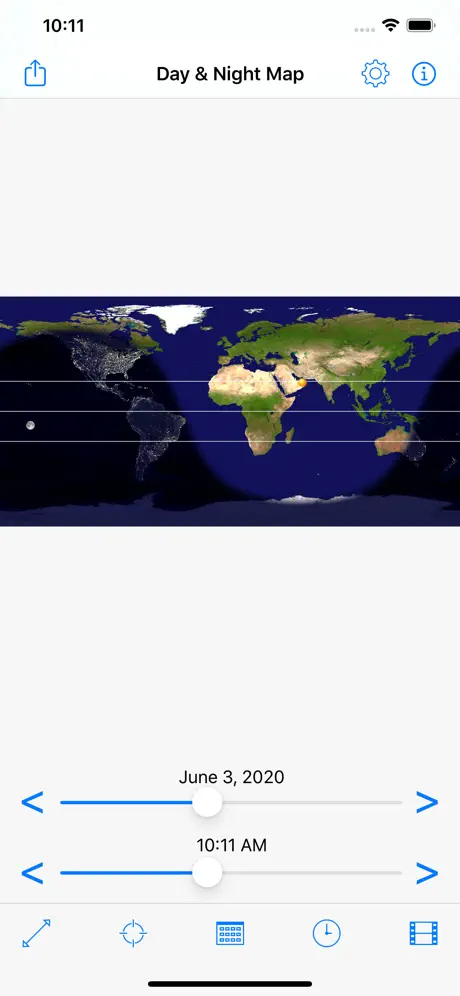 Day & Night Map