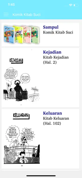 Game screenshot Komik Kitab Suci mod apk