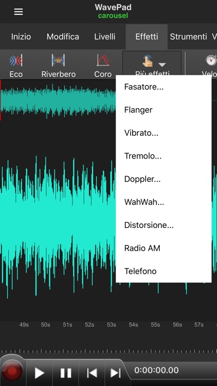 WavePad Editor- Musica e Audio screenshot-4