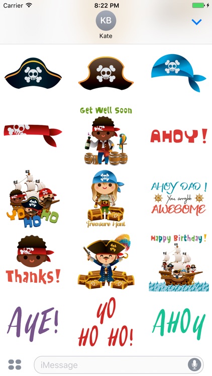 Piratemoji - Pirate Stickers screenshot-3