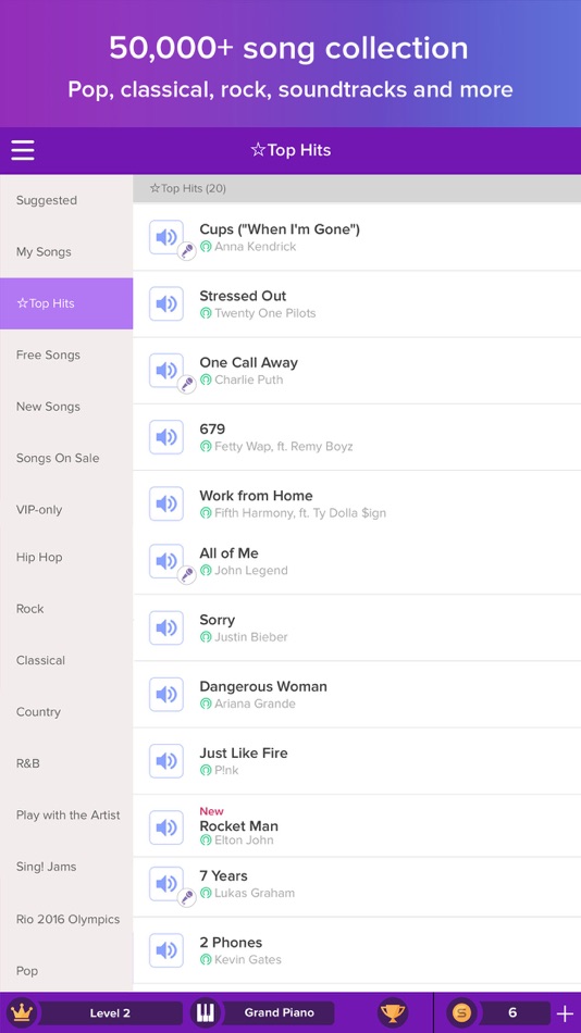 #2. Magic Piano: game by Smule (iOS) Podle: Smule