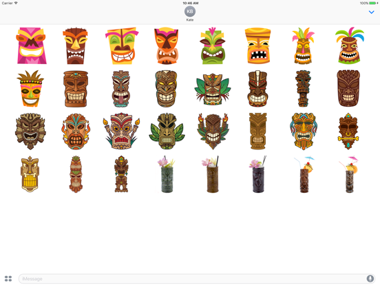 Screenshot #4 pour Tiki Stickers