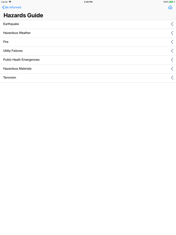 Tooele Ready App iPad screenshot 3 - Utilities app