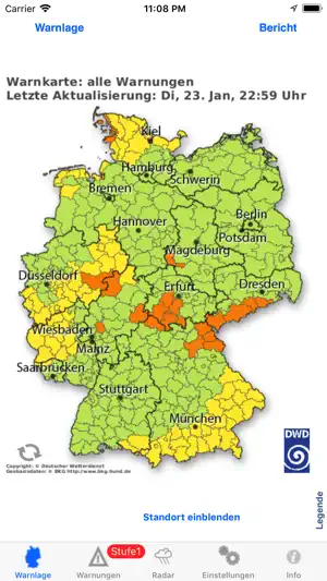 Wetter-Warner screenshot 2