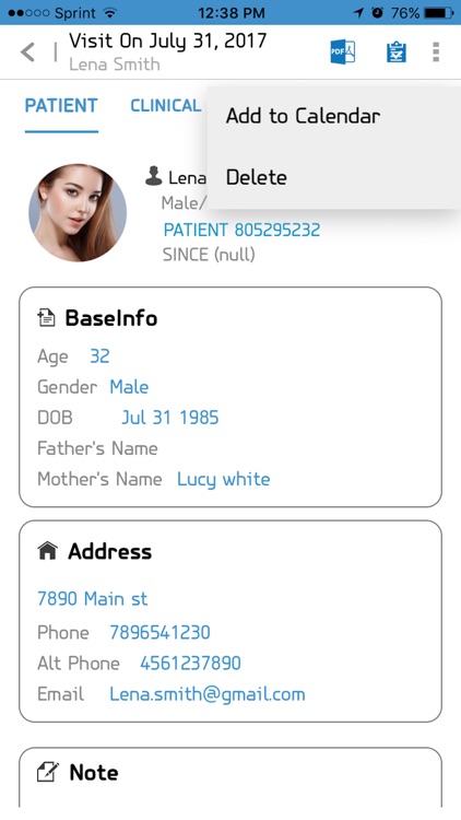 Dr.Pad: Patient Medical Record screenshot-5