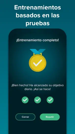 Captura de pantalla de SnoreGym en iPhone 4